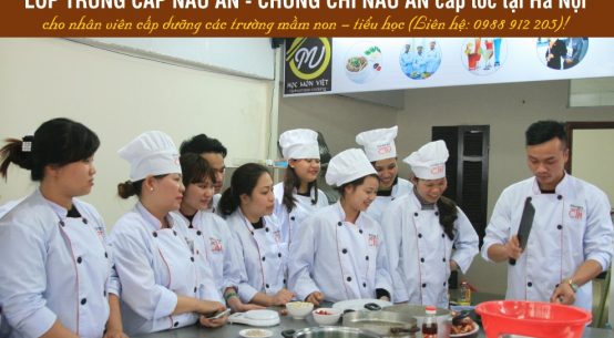 Chứng chỉ nấu ăn mầm non