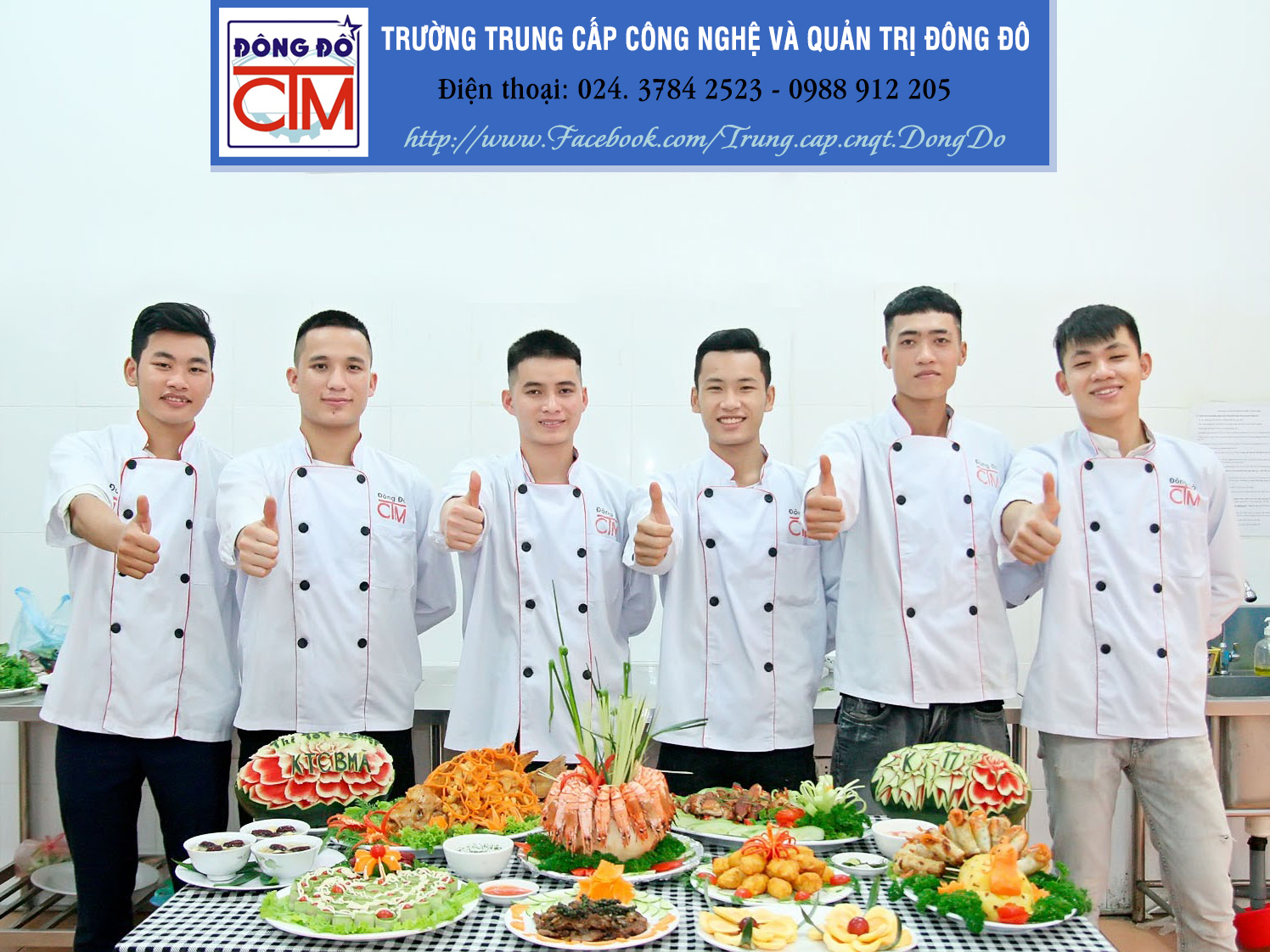 Trung cấp CN&QT Đông Đô là địa chỉ dạy nghề đầu bếp uy tín tại Hà Nội!